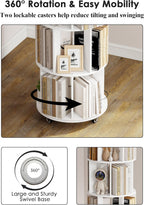 4-Tier Removable Rotating Bookshelf