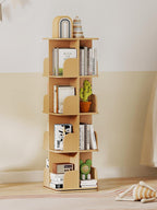 4-Tier Removable Rotating Bookshelf Kids