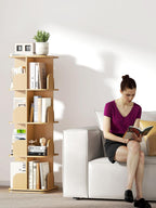 4-Tier Removable Rotating Bookshelf Kids