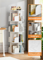 4-Tier Removable Rotating Bookshelf Kids