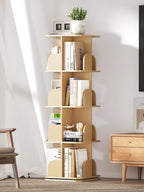 4-Tier Removable Rotating Bookshelf Kids