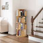 4 Tier Rotating Bookshelf 360 Display Spinning Bookcase