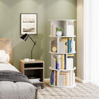4 Tier Rotating Bookshelf 360 Display Spinning Bookcase