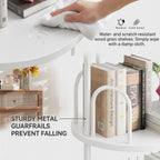4 Tier Rotating Bookshelf Display Corner Book Shelf