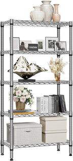4 Tier Shelf Metal Storage Shelves Wire Rack