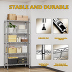 4 Tier Shelf Metal Storage Shelves Wire Rack