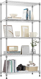 4 Tier Shelf Metal Storage Shelves Wire Rack