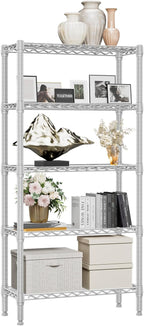 4 Tier Shelf Metal Storage Shelves Wire Rack