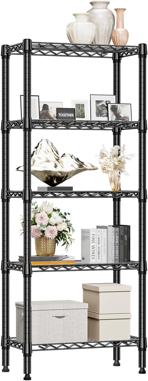 4 Tier Shelf Metal Storage Shelves Wire Rack