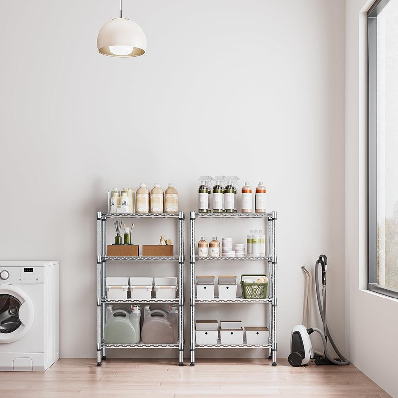 4 Tier Shelf Metal Storage Shelves Wire Rack
