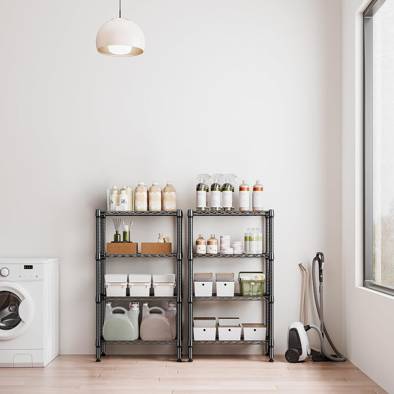 4 Tier Shelf Metal Storage Shelves Wire Rack