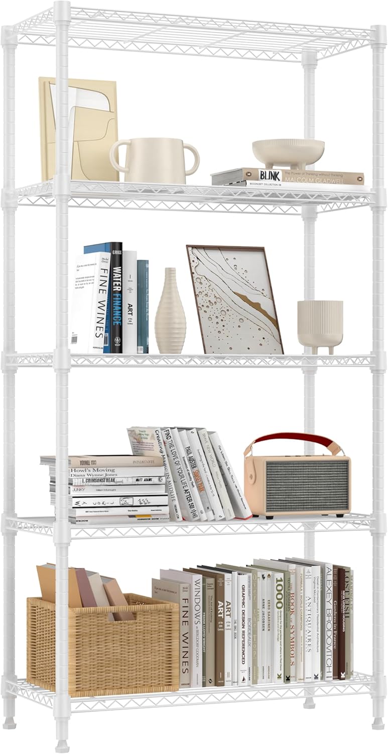 4 Tier Shelf Metal Storage Shelves Wire Rack