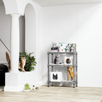 4 Tier Shelf Metal Storage Shelves Wire Rack