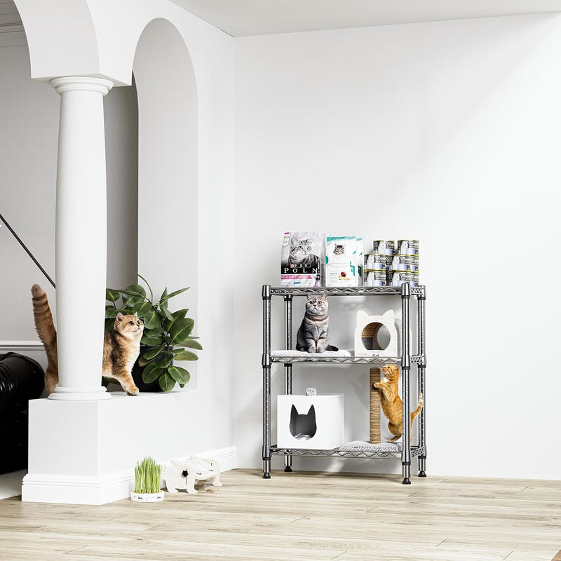 4 Tier Shelf Metal Storage Shelves Wire Rack