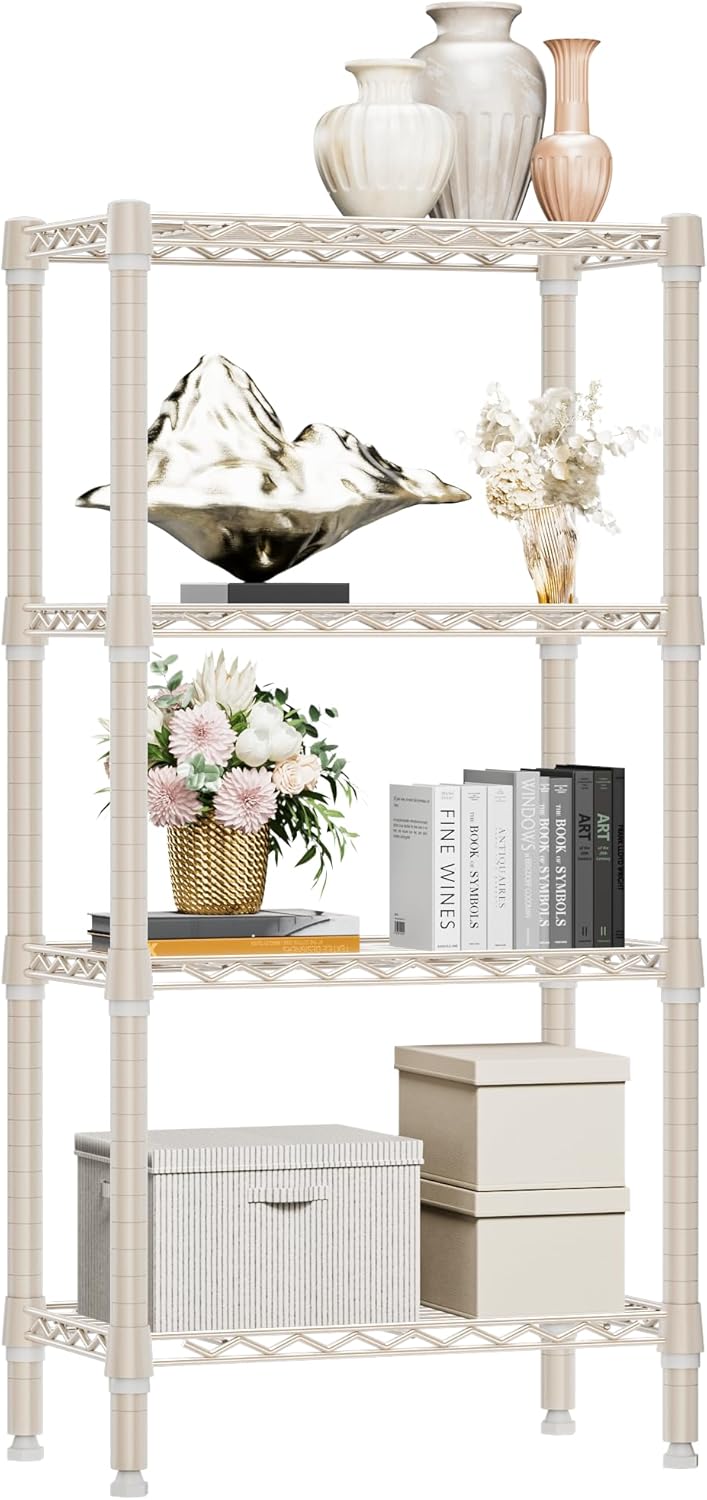 4 Tier Shelf Metal Storage Shelves Wire Rack