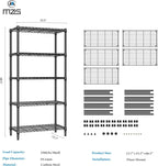 4 Tier Shelf Metal Storage Shelves Wire Rack