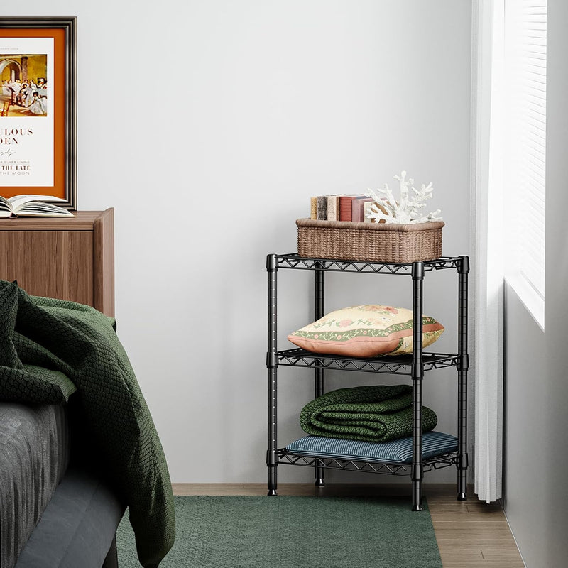 4 Tier Shelf Metal Storage Shelves Wire Rack