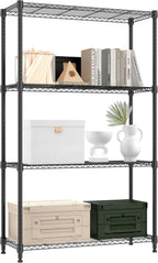 4 Tier Shelf Metal Storage Shelves Wire Rack