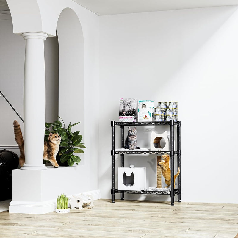4 Tier Shelf Metal Storage Shelves Wire Rack