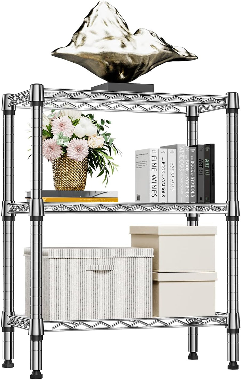 4 Tier Shelf Metal Storage Shelves Wire Rack