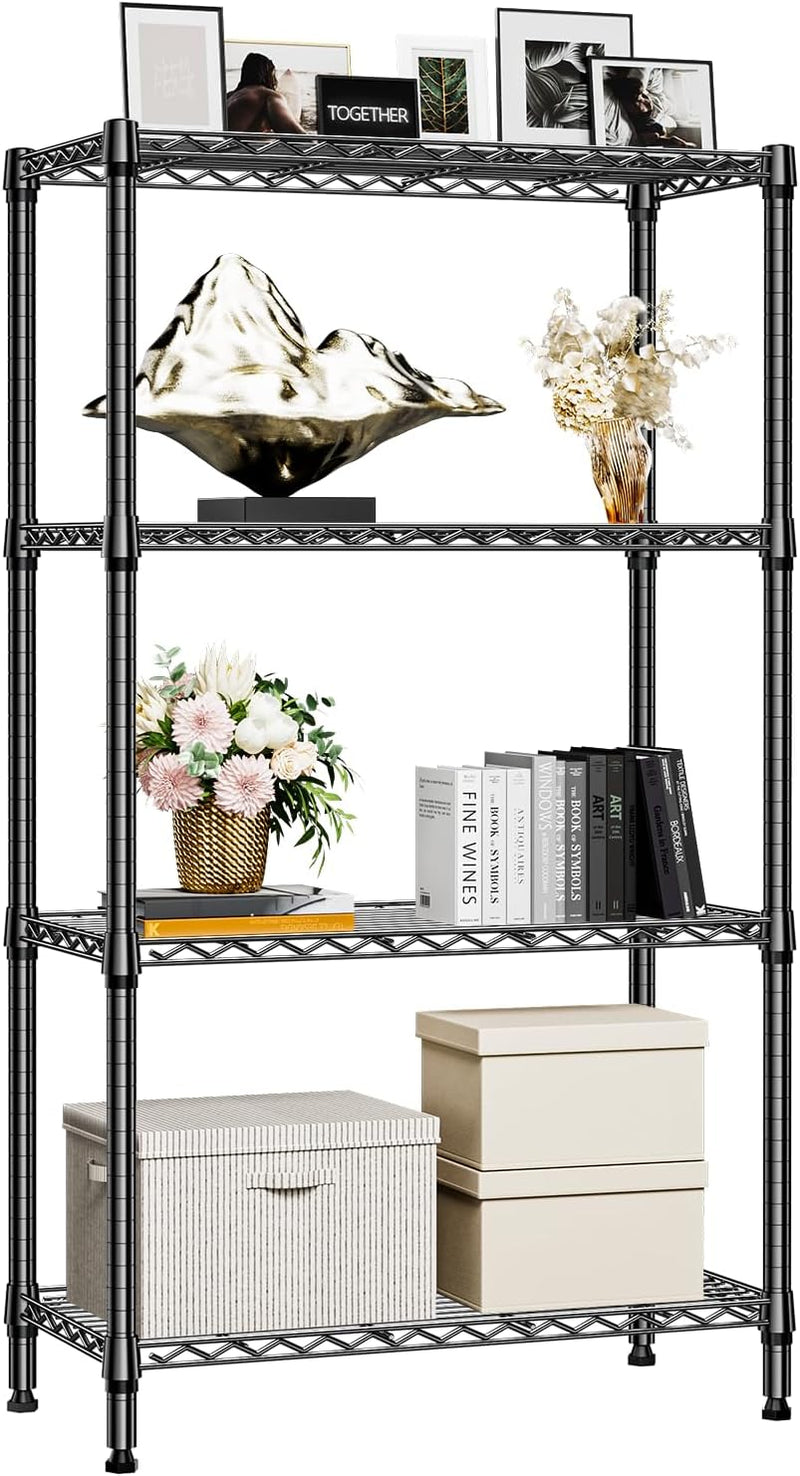 4 Tier Shelf Metal Storage Shelves Wire Rack