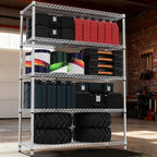 4 Tier Shelf Metal Storage Shelves Wire Rack