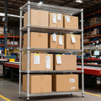 4 Tier Shelf Metal Storage Shelves Wire Rack