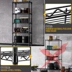 4 Tier Shelf Metal Storage Shelves Wire Rack