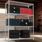 4 Tier Shelf Metal Storage Shelves Wire Rack