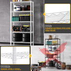 4 Tier Shelf Metal Storage Shelves Wire Rack