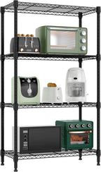 4 Tier Shelf Metal Storage Shelves Wire Rack