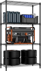 4 Tier Shelf Metal Storage Shelves Wire Rack