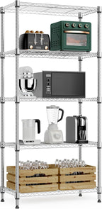 4 Tier Shelf Metal Storage Shelves Wire Rack