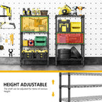 4 Tier Shelf Metal Storage Shelves Wire Rack