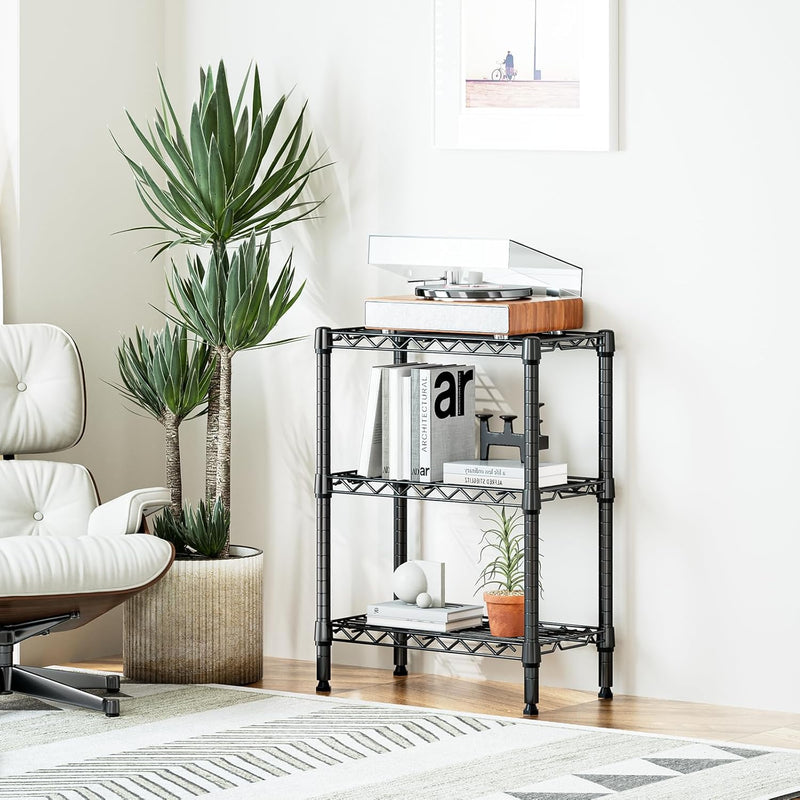 4 Tier Shelf Metal Storage Shelves Wire Rack