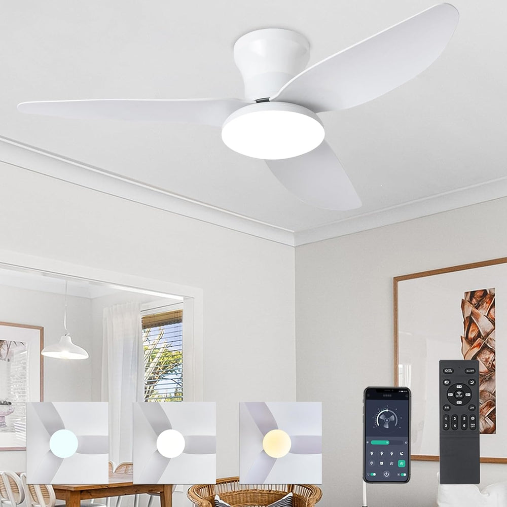 40" Ceiling Fans with Lights and Remote 6