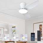 40" Ceiling Fans with Lights and Remote 6