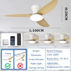 40" Ceiling Fans with Lights and Remote 6