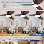 40" Ceiling Fans with Lights and Remote 6