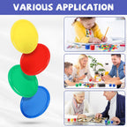 400 Pieces Plastic Poker Chips 4 Colors 1