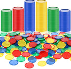 400 Pieces Plastic Poker Chips 4 Colors 1