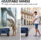 400L Beach Trolley Cart for Sand with Drop-Down