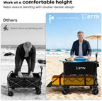 400L Double Decker Folding Festival Trolley 250KG