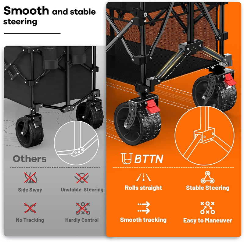 400L Double Decker Folding Festival Trolley 250KG