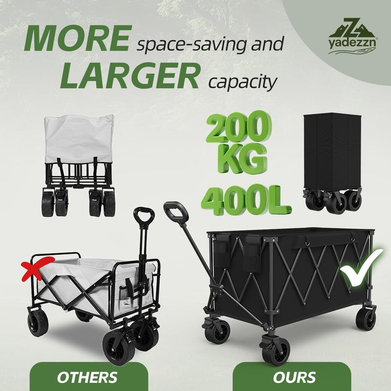400L Festival Trolley on Wheels Super Large Capacity