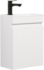 400MM Wall Hung Cloakroom Vanity Unit with Basin