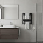 400W X 600h Electric Straight Heated Towel Rail
