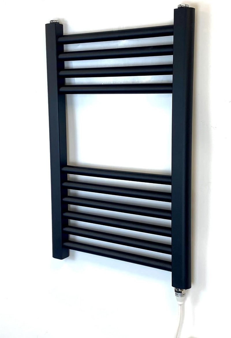 400W X 600h Electric Straight Heated Towel Rail