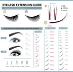 404 Pcs Eyelash Extension Kit Eye Pads