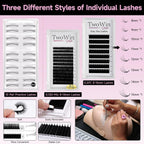 404 Pcs Eyelash Extension Kit Eye Pads